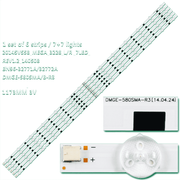 Barete Samsung Ue58J5200Awxxh, Ue58J5200, Ue58H5203Awxxh, Ue58H5203, Dmge-580Sma-R3, Cod184